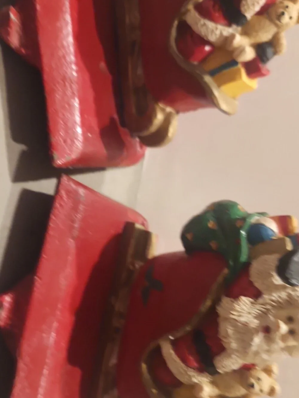 Vintage Cast Iron stocking holders